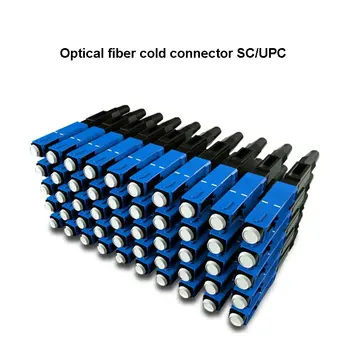 100ks Optického vlákna studenej konektor Rýchle Oblasti Montáž FTTH Vložené Optický SC UPC Studenej Konektor