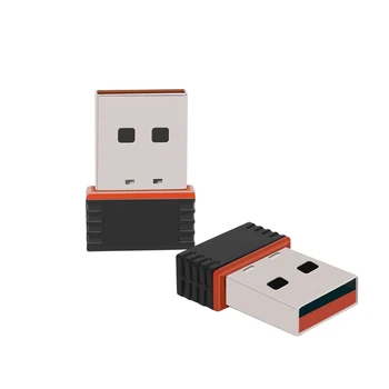 2 ks 150Mbps 2.4 G IEEE802.11N USB2.0 Pre MINI USB Sieťová Karta, Bezdrôtový Wifi Adaptér Pre Tablet/PC/TV Box
