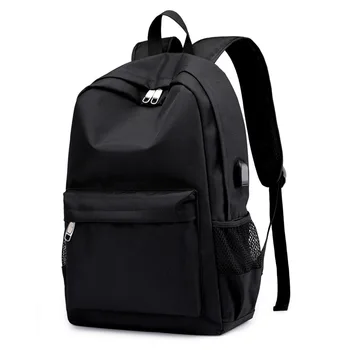 2018 nový Batoh mužov voľný USB mužov batoh priedušná prenosný počítač taška cestovná taška