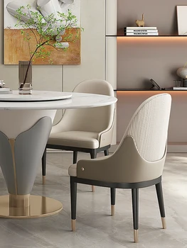 Luxusné high-end domáce popola kožené vlastné dizajnový hotel reštaurácia club obchodné masívneho dreva vysoko kvalitné jedálenské stoličky