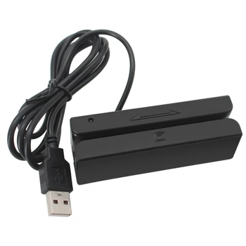 MSR90 USB Magnetické Pásy Kartu Čítanie Stroj Čítačka Kariet Prúžok 3 Skladby, Mini Hi-Co Swiper Pre PC, USB