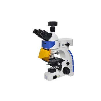 UY203I Trinocular Fluorescenčného Mikroskopu Led Mikroskopy